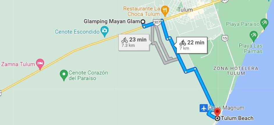 Glamping Mayan Glam Tulum Eksteriør billede